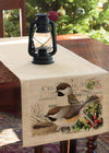 Heritage Lace Table Runner | Winter Garden Chickadee